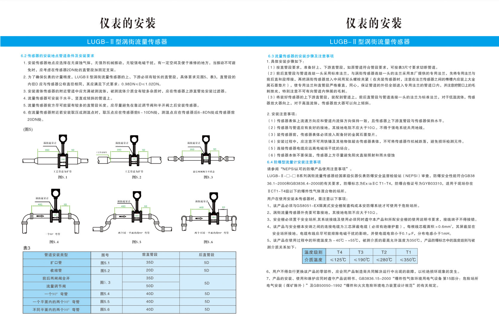 安裝規(guī)范